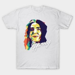 PJ Harvey: Iconic Musician WPAP T-Shirt